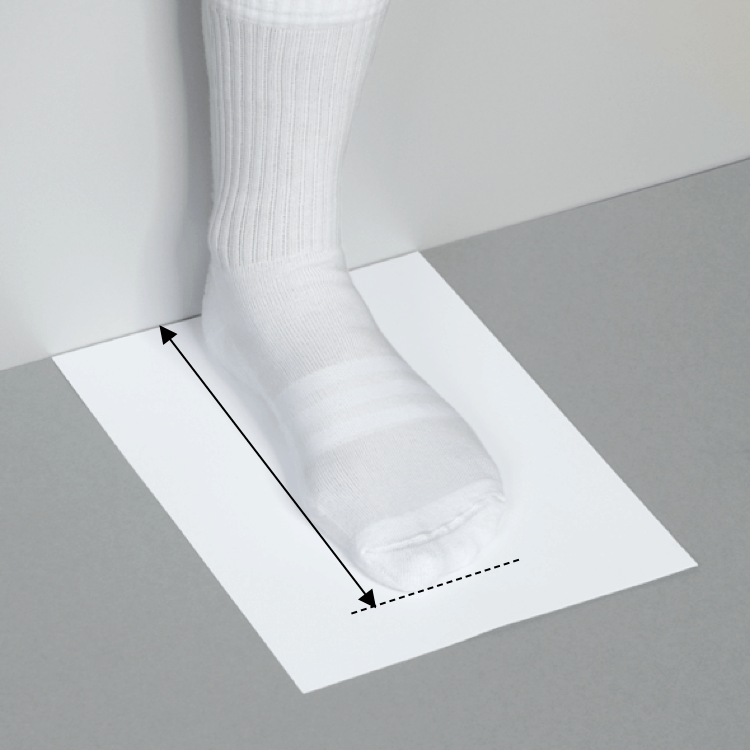 How to measure shoe size