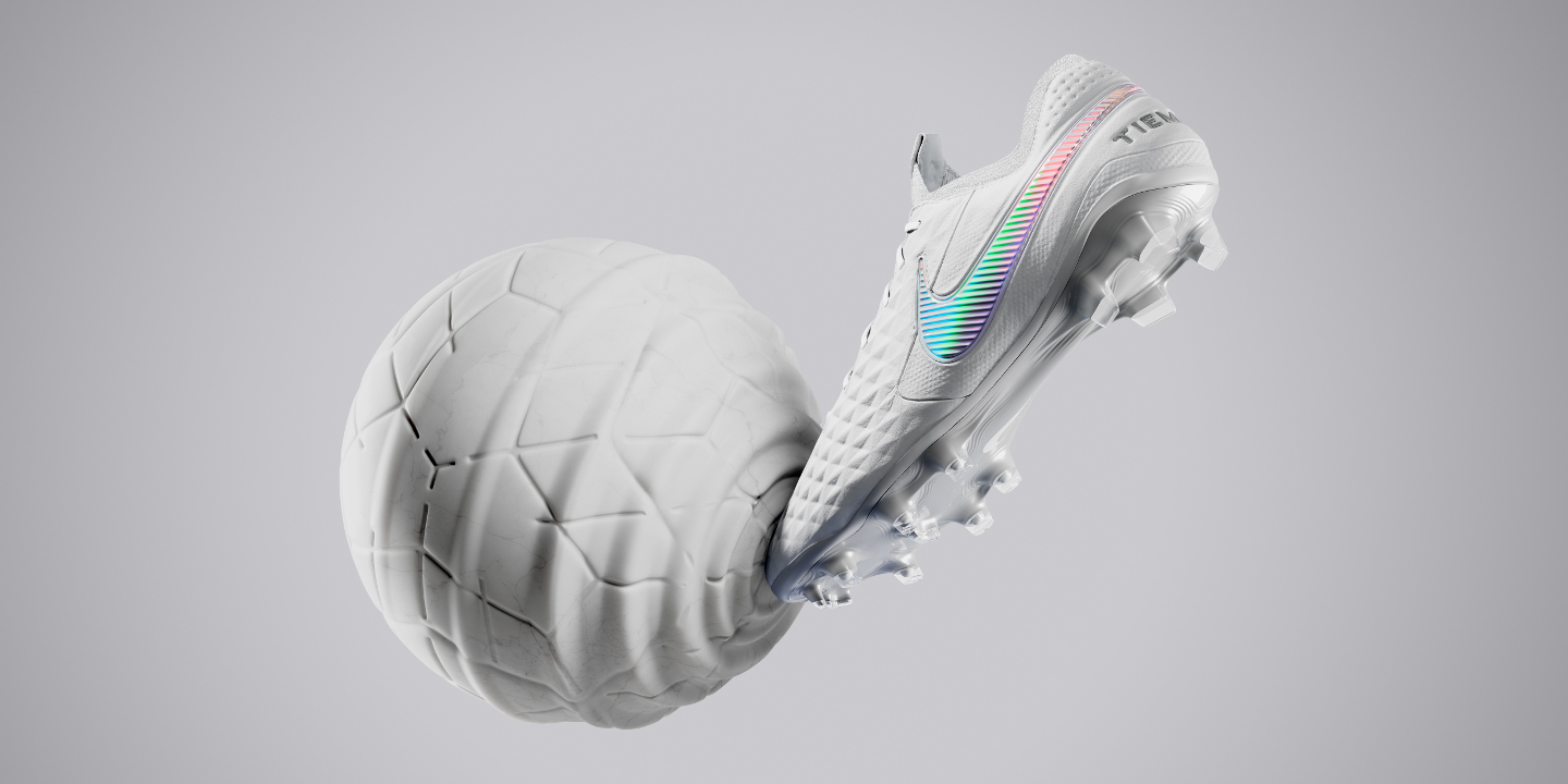 Chaussures de foot Nike Tiempo Legend 8 blanc