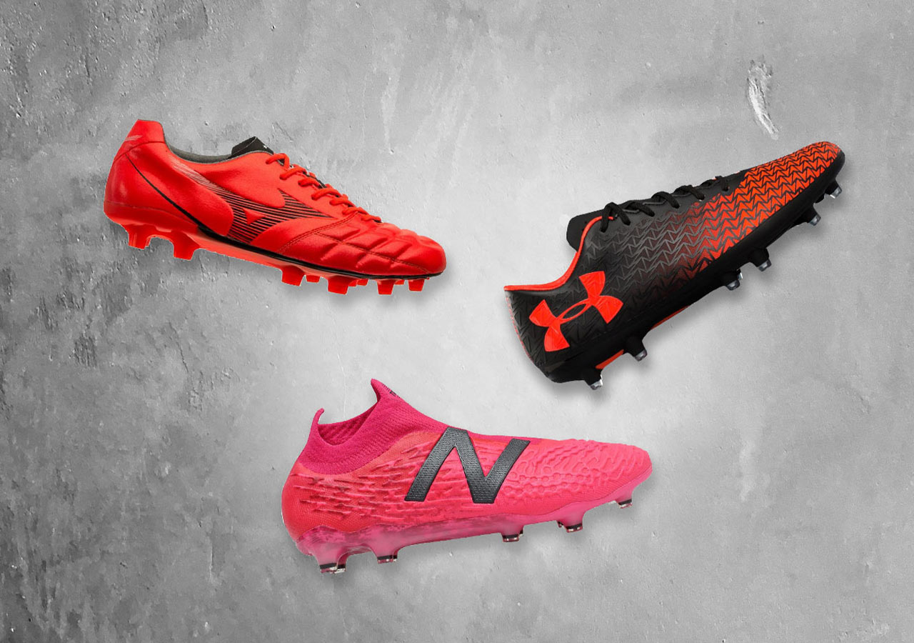 Football boots Mizuno Under Armour New Balance