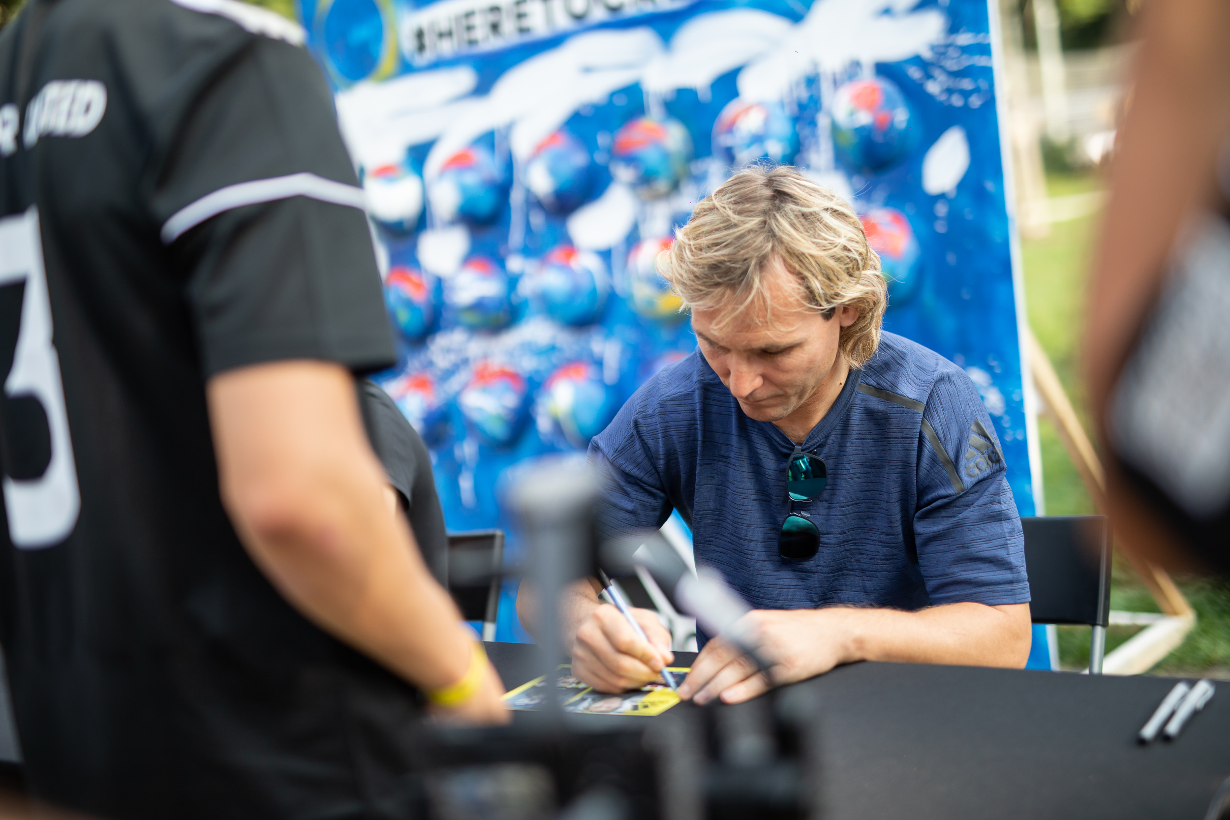 Pavel Nedvěd na turnaji adidas Touch the speed