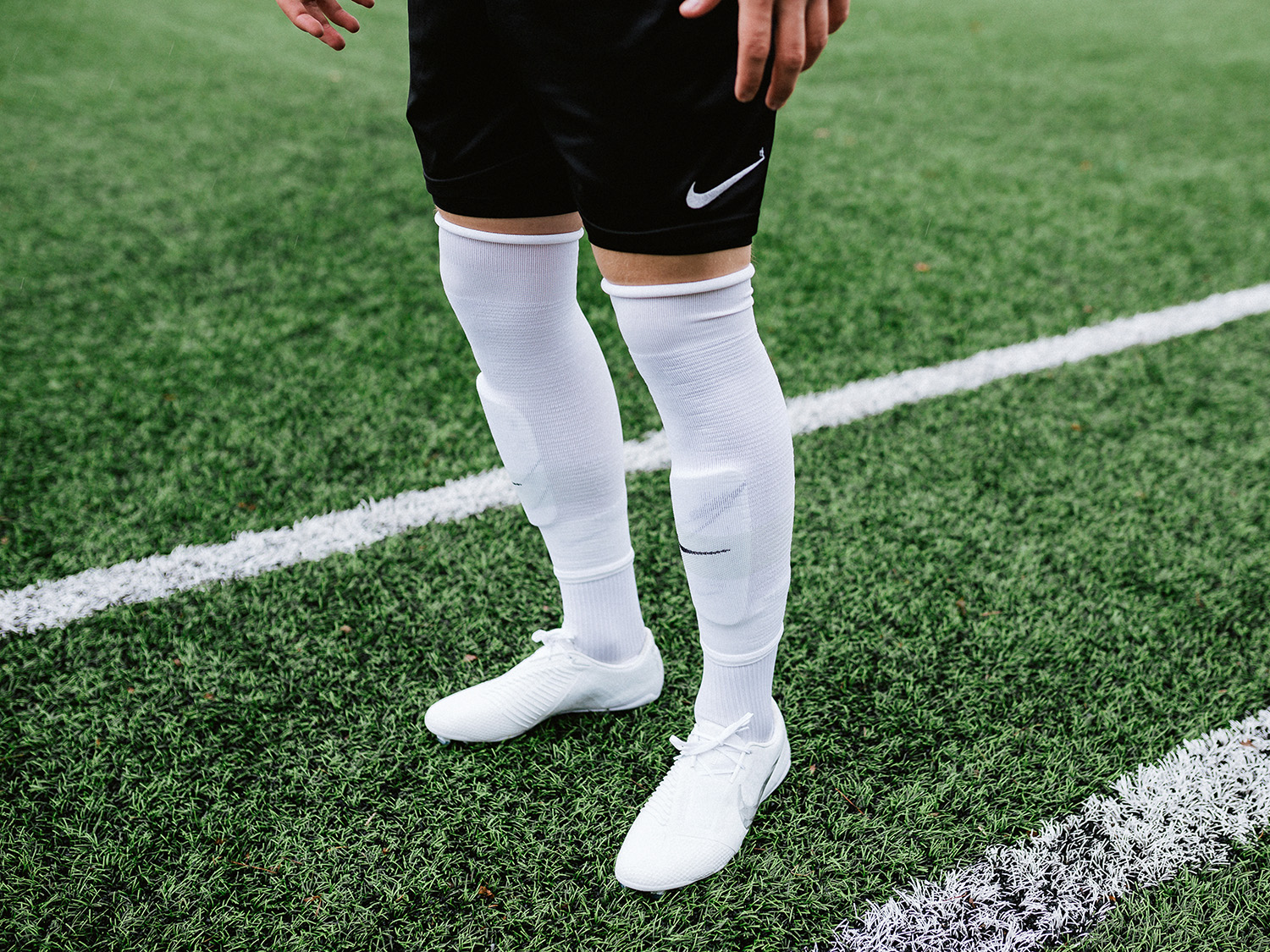 adidas cut off football socks