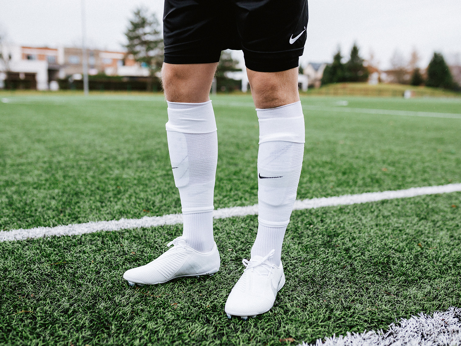 adidas cut off football socks