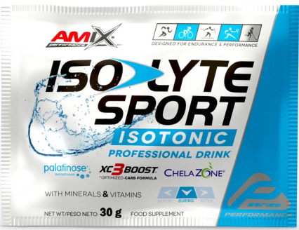 Ionic sports drink in powder Amix Isolyte 30g mango