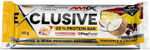 Amix Exclusive Protein Bar-85g-Pineapple-Coconut