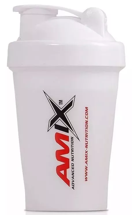 Trinkflasche Amix Shaker Color 300ml - White