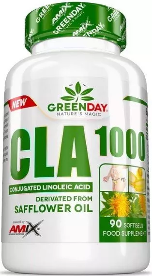 Conjugated linoleic acid CLA Amix Green Day CLA 1000 90 capsules