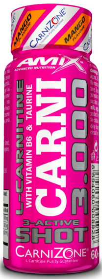 L-karnitin s tavrinom Amix Carni Shot 3000 mg 60 ml