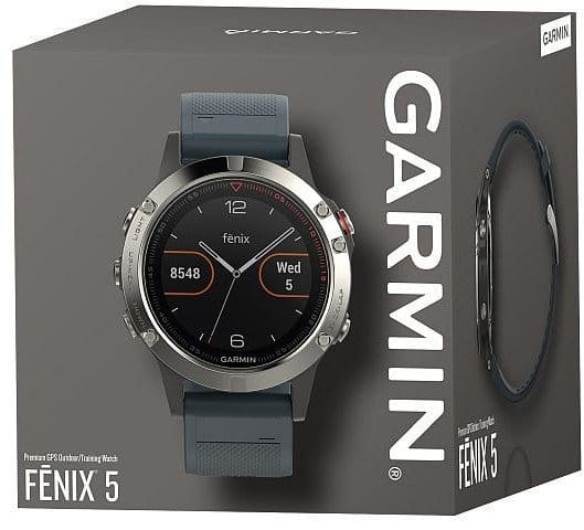 Watch GARMIN fenix5 Optic, Granite Blue band - Top4Fitness.com