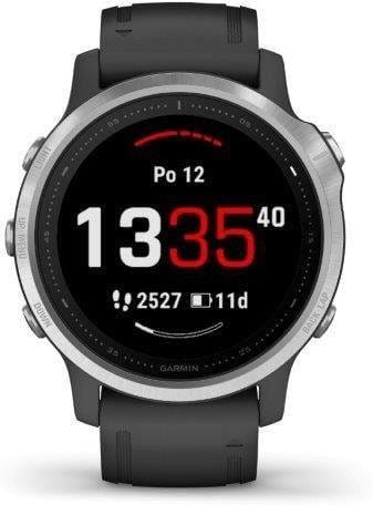 Garmin fenix6S Glass Silver/Black Band Karórák