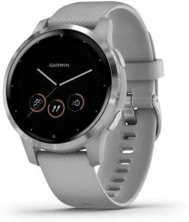 Hodinky Garmin vívoactive4S Silver/Gray Band