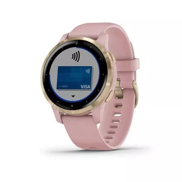 Garmin vívoactive4S LightGold/Pink Band Karórák