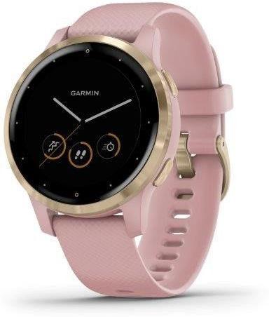 Hodinky Garmin vívoactive4S LightGold/Pink Band