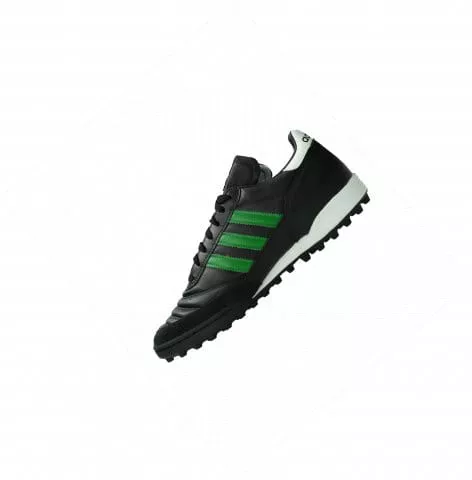 Chaussures de football adidas Mundial Team TF Green Stripes Schwarz