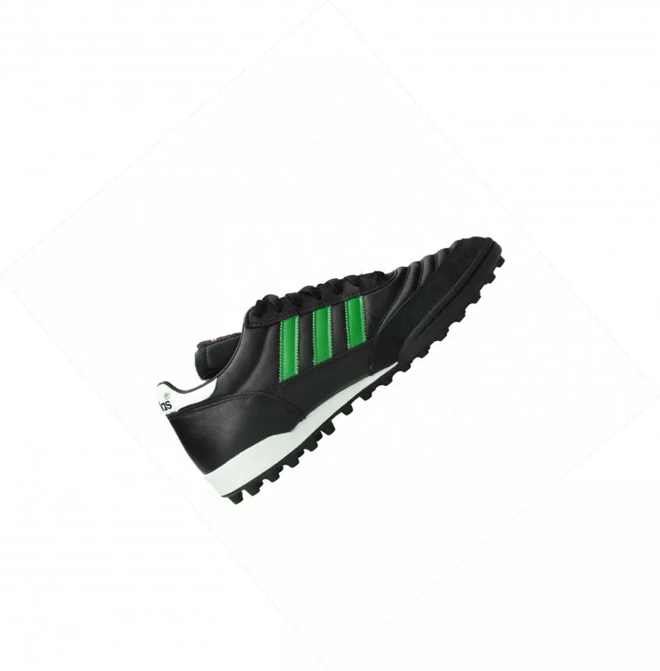 Football shoes adidas Mundial Team TF Green Stripes Schwarz