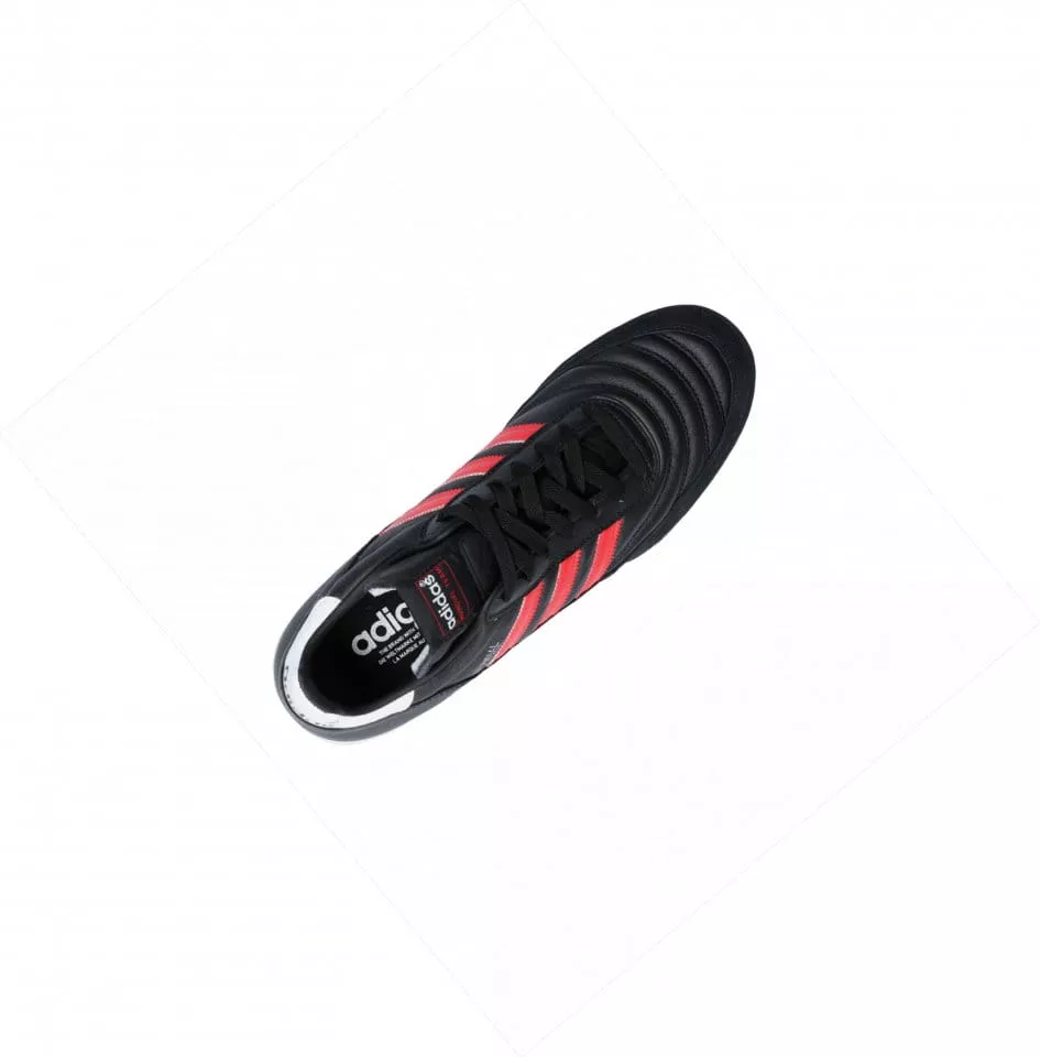 Kopačke adidas Mundial Team TF Red Stripes Schwarz