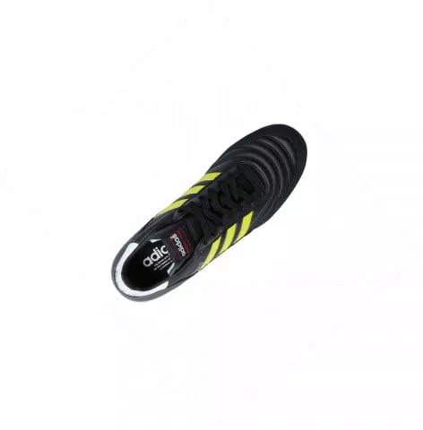 Chuteiras de futebol adidas accessories Mundial Team TF Yellow Stripes Schwarz