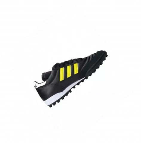 Football shoes adidas Mundial Team TF Yellow Stripes Schwarz