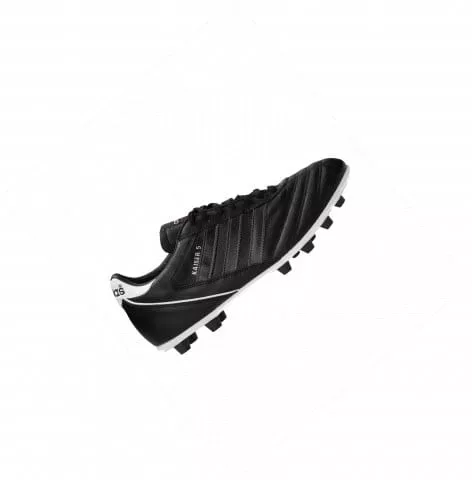 Chaussures de football adidas Kaiser 5 Liga FG Black Stripes Schwarz