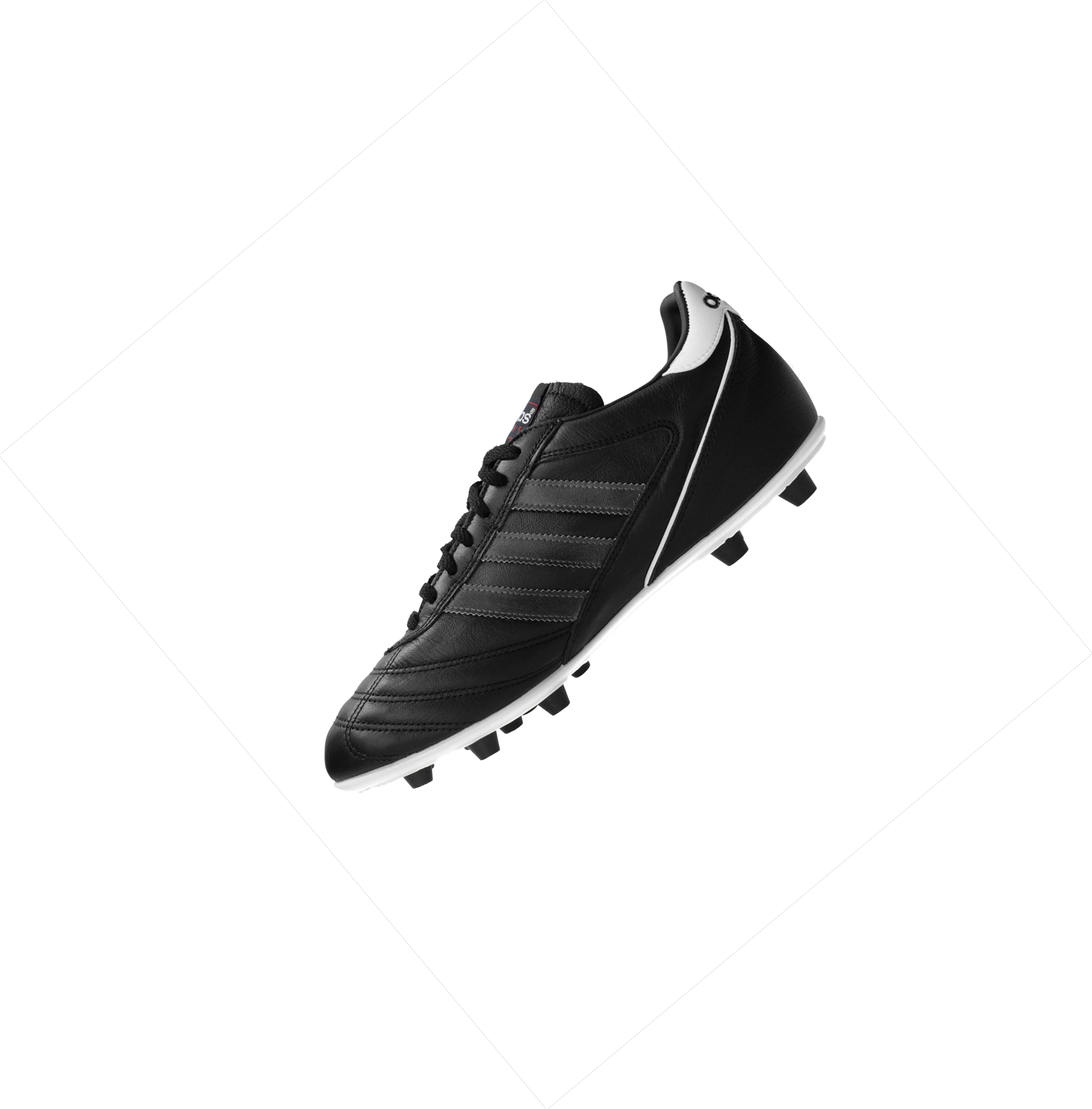 Football shoes adidas Kaiser 5 Liga FG Black Stripes Schwarz