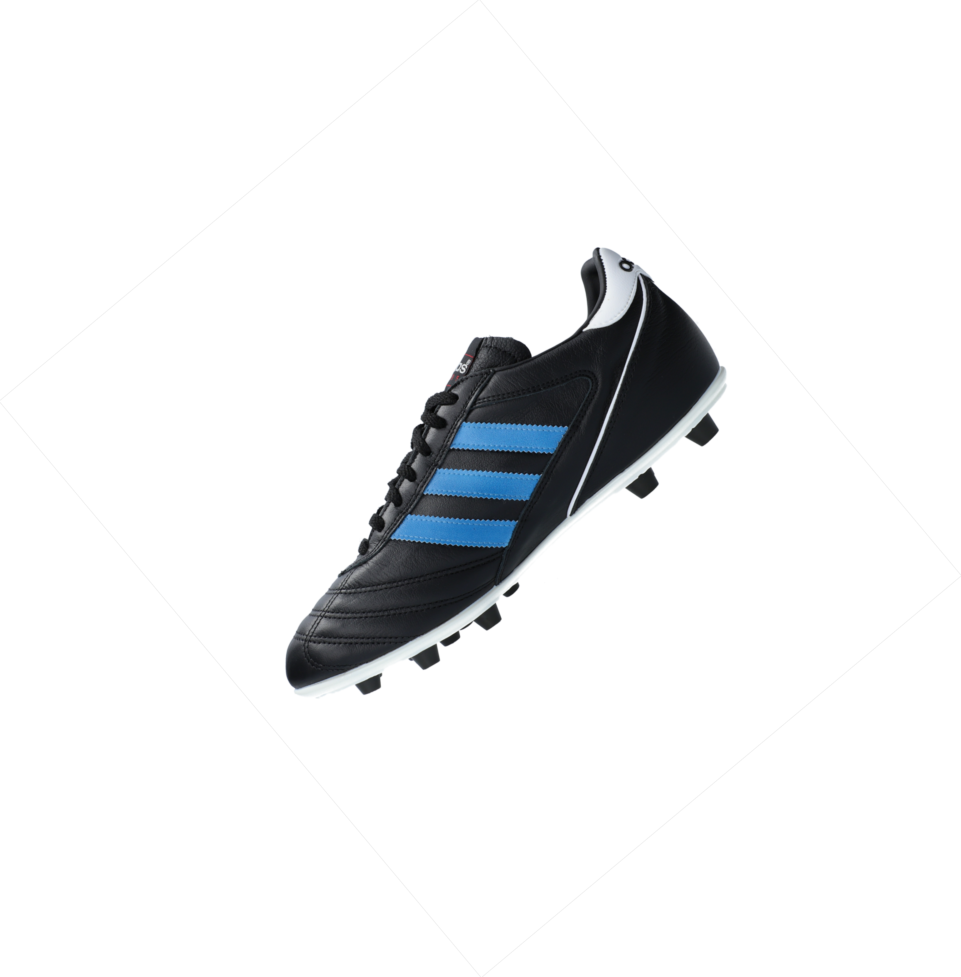 Chaussures de football adidas Kaiser 5 Liga FG Blue Stripes Schwarz