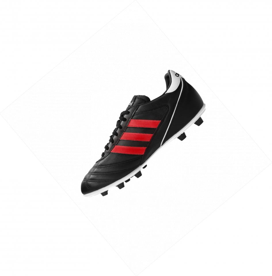 Chaussures de football adidas Kaiser 5 Liga FG Red Stripes Schwarz