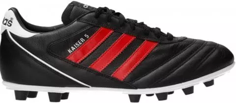 Botas de fútbol adidas Kaiser 5 Liga FG Red Stripes Schwarz