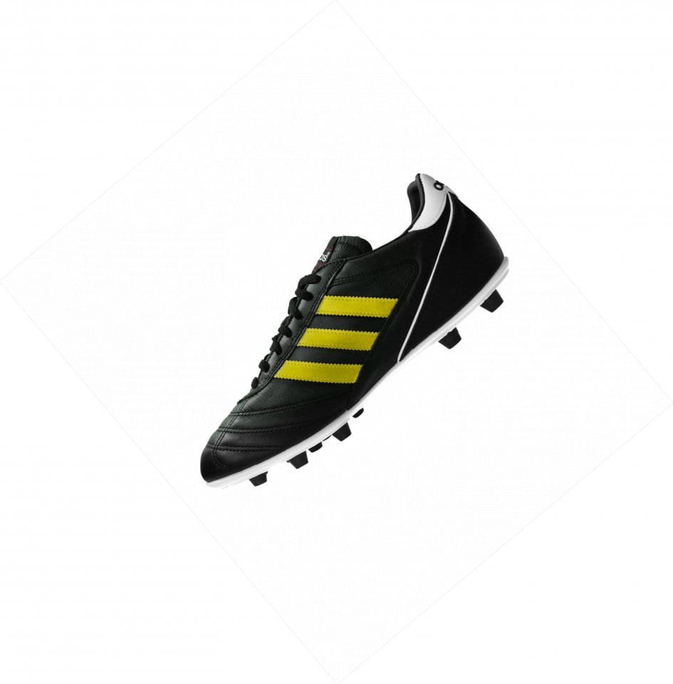 Football shoes adidas Kaiser 5 Liga FG Yellow Stripes Schwarz