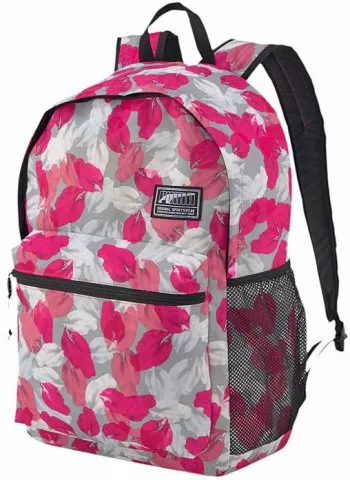 Reppu Puma Academy Backpack BRIGHT ROSE-Leaf A