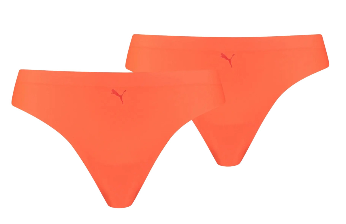Sous-vêtements pour femme Puma String 2er Pack Damen Orange F006