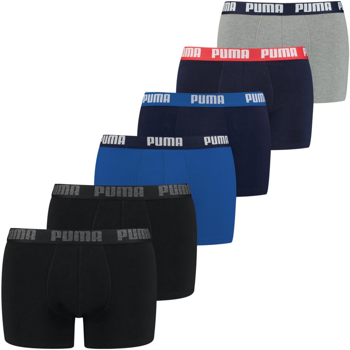 Pantaloncini da pugile Puma Basic Boxer 6 PACK