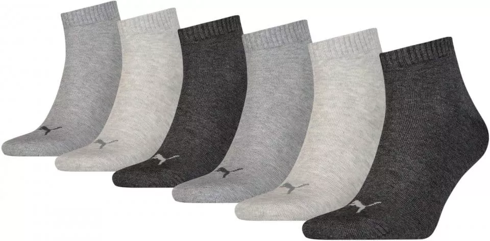 Kotníkové ponožky Puma Quarter Plain 6 Kusů
