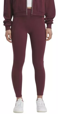 ADIDAS Trefoil Maroon Womens Leggings - MAROON