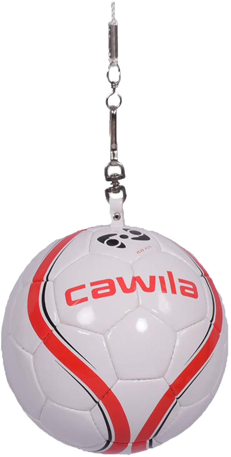 Lopta Cawila Pendulum ball with sturdy loop and rotating hook Head-Kick, Gr. 5