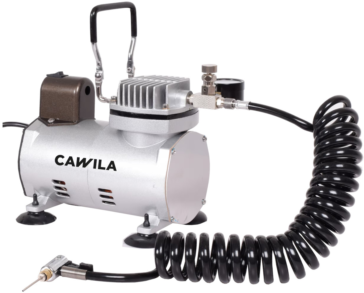 Cawila Transportabler Kompressor Nyomásmérő