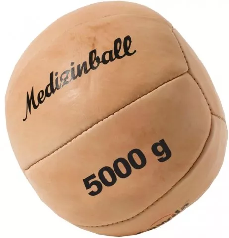 Leather medicine ball PRO 5.0 kg