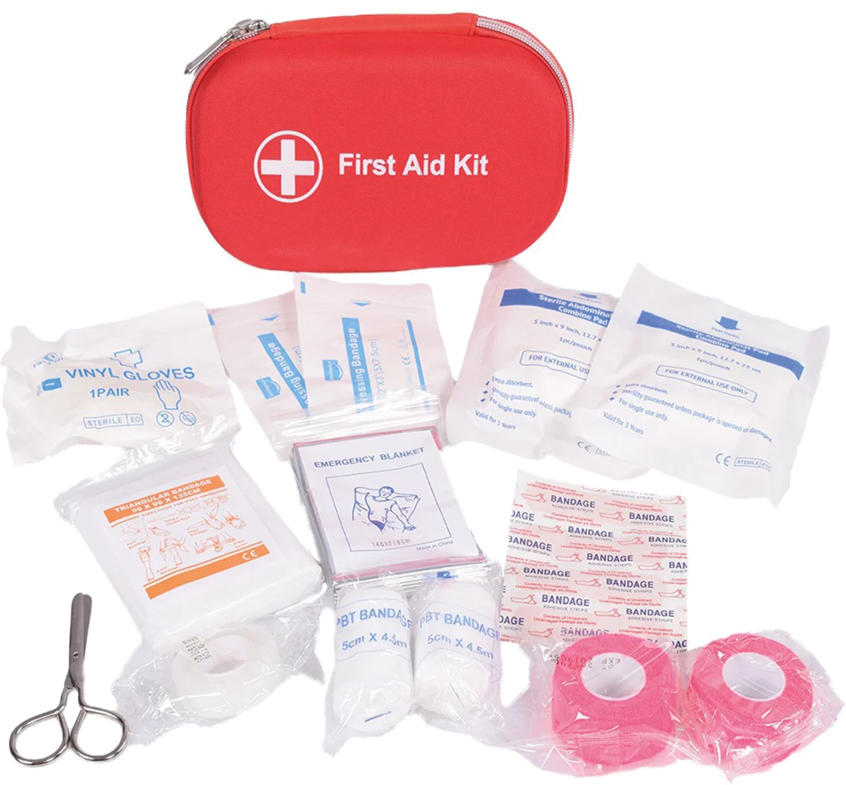 de primeiros socorros First Aid Kit Cawila Red