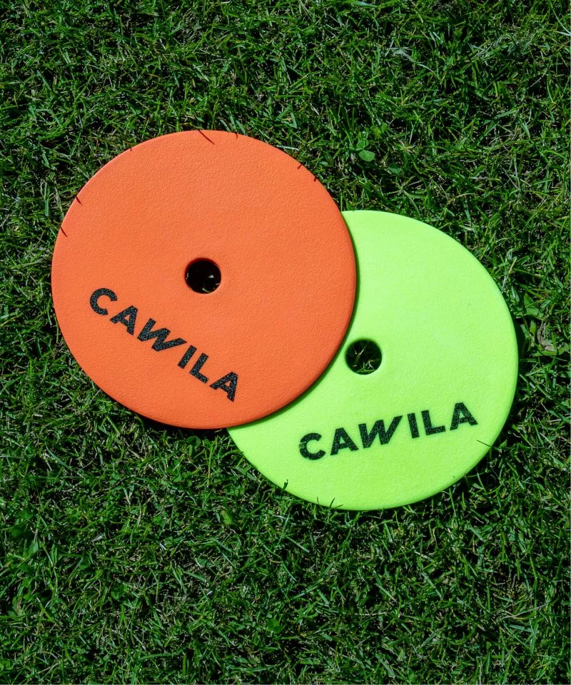 Mærkning af skiver Cawila Floormarker Set 24 disks&holder d15cm