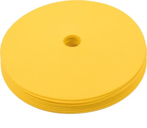 Cawila Gummi Markierungsscheiben 10pcs Set, yellow