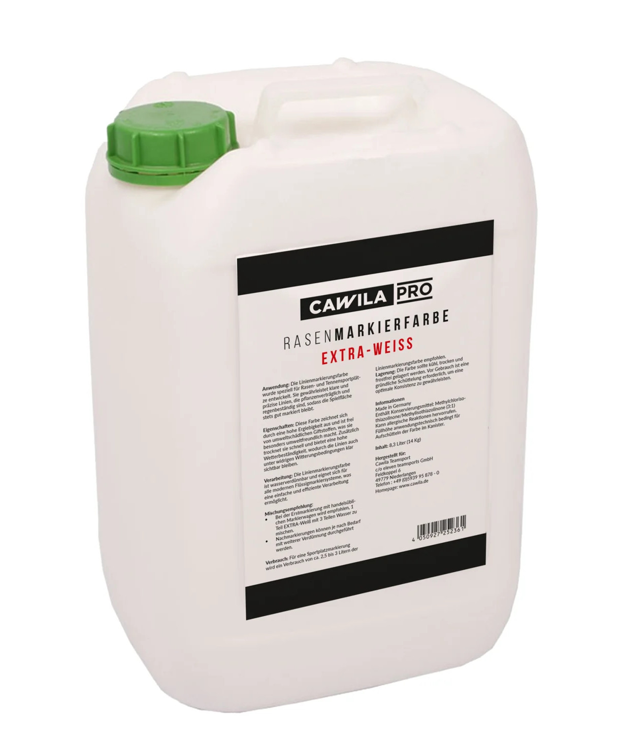 Markeringslijnen Cawila Extra-White Concentrate | Turf marking paint for sports fields