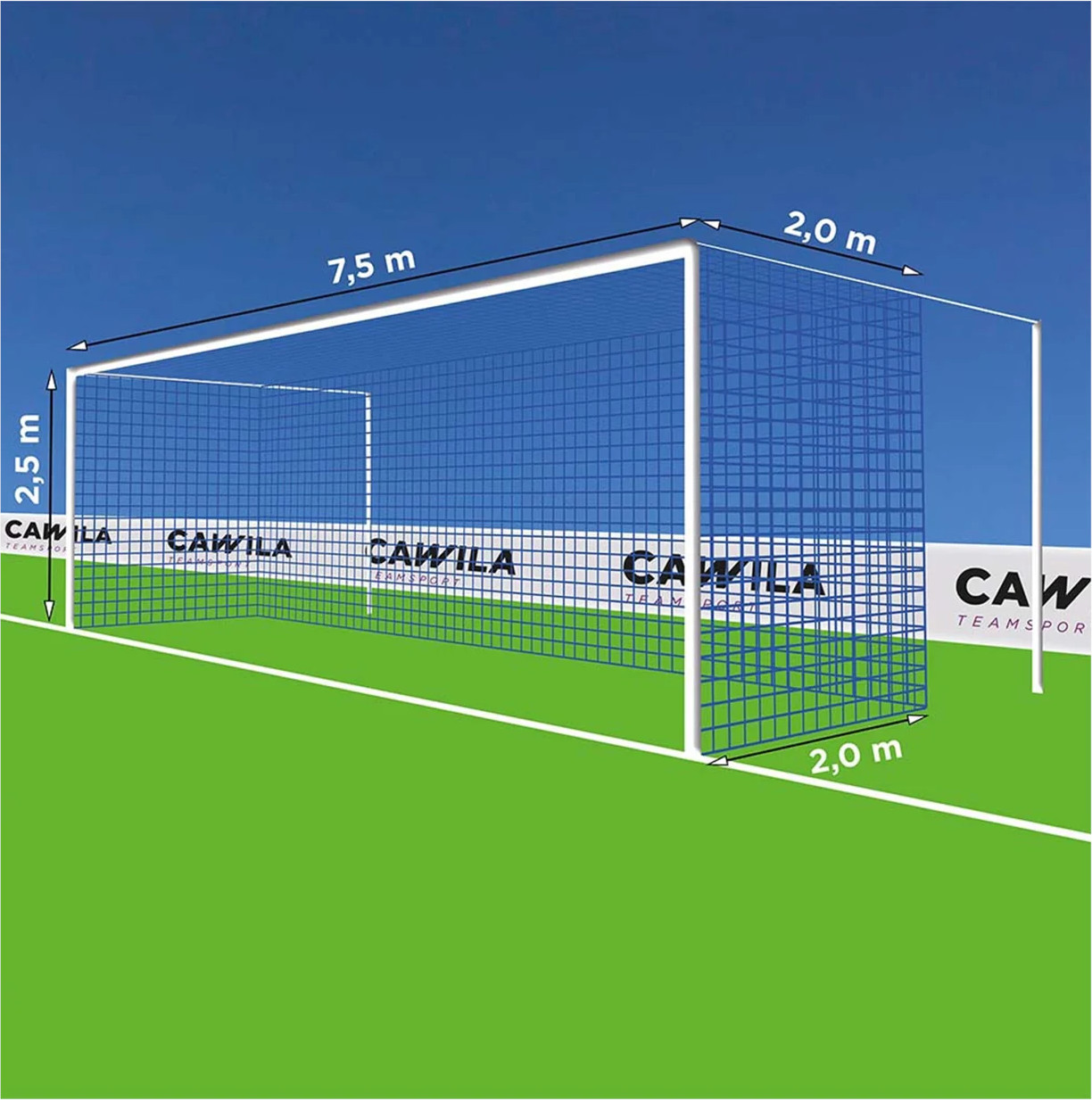 Meta neta Cawila Tornetz 4MM M120 7,50x2,50m 2x2m