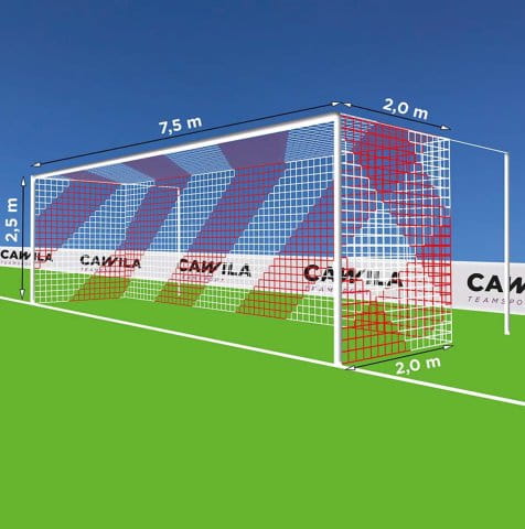 Tornetz 7,50x2,50m Tiefe 2,0x2,0m