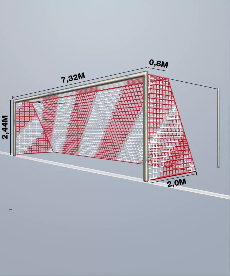 Δίχτυ Cawila Net 7,50x2,50m Tiefe 2,0x2,0m