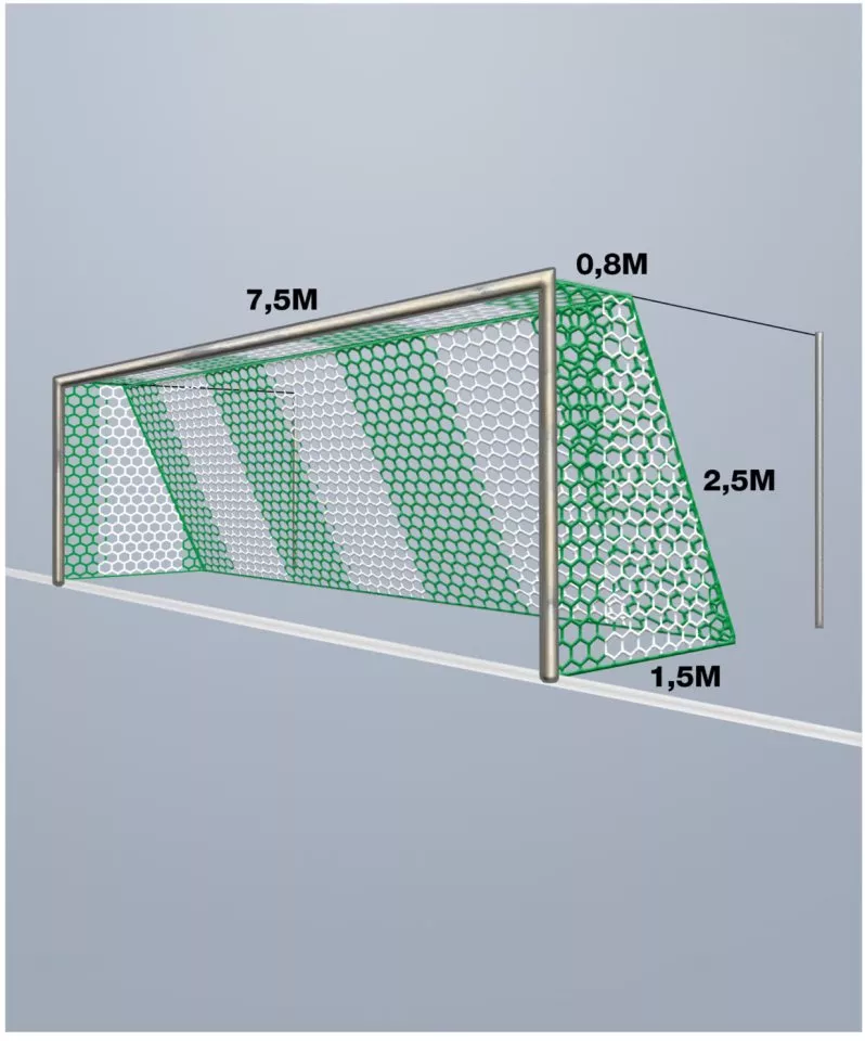 Mreža Cawila Tornetz 4MM HEX120 7,5x2,5m 0,8x1,5m