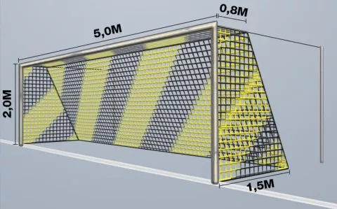 Cawila Net 5,15x2,05m Tiefe 0,8x1,5m
