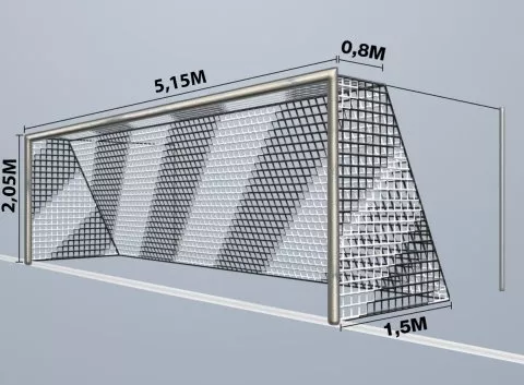Cawila Net 5,15x2,05m Tiefe 0,8x1,5m