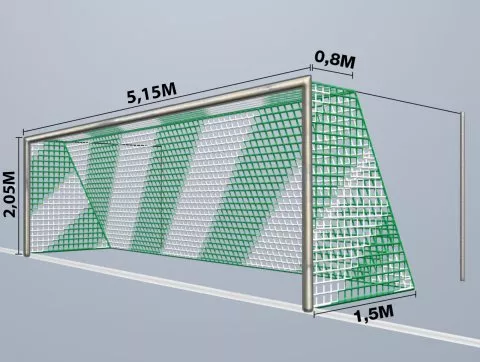 Cawila Net 5,15x2,05m Tiefe 0,8x1,5m