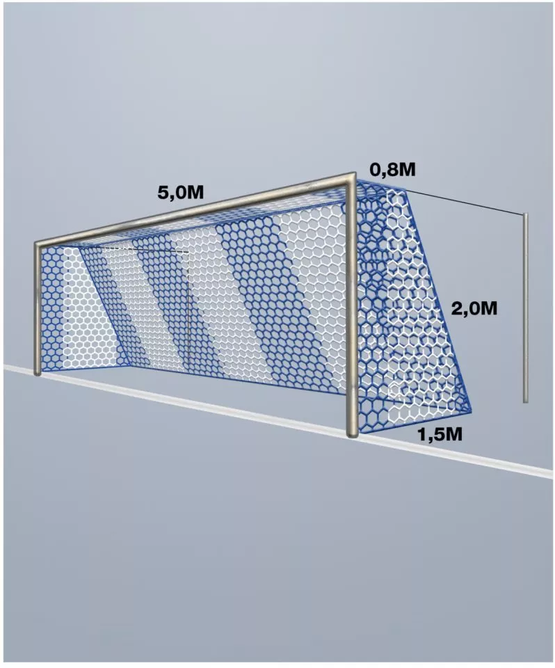 Mreža Cawila Net 4MM HEX120 5,15x2,05m 0,8x1,5m B/W