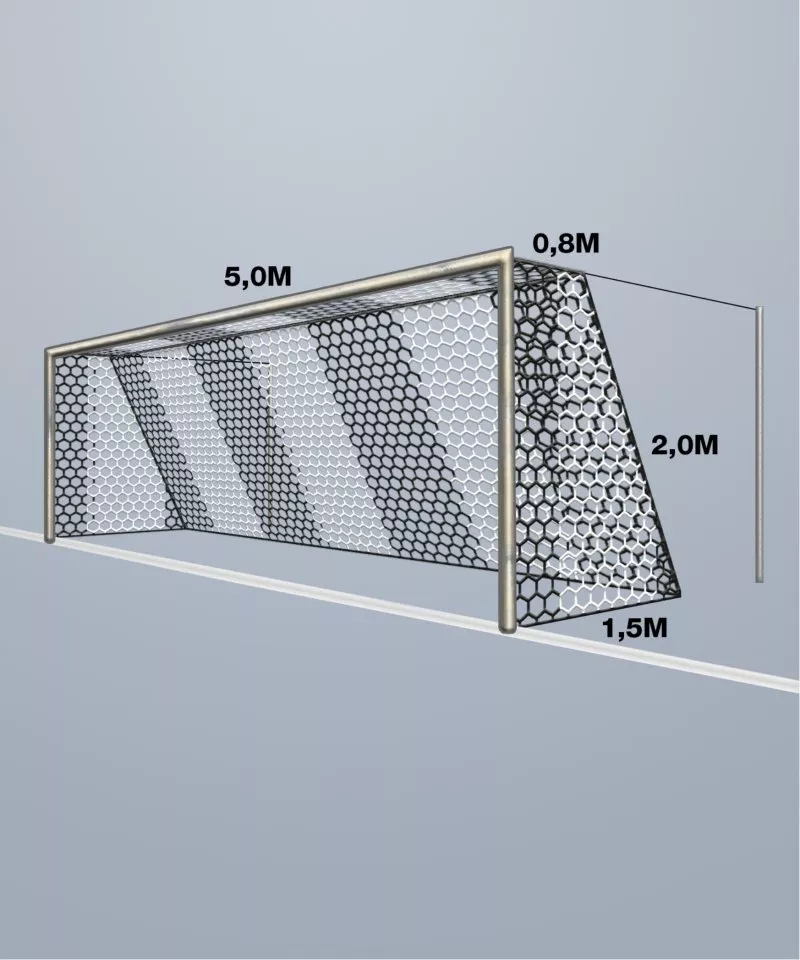 Mreža Cawila Net 4MM HEX120 5,15x2,05m 0,8x1,5m W/S