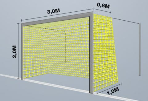 Cawila Net 4MM M100 3,00x2,00m 0,8x1m