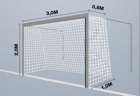 Cawila Net 4MM M100 3,00x2,00m 0,8x1m